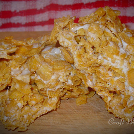 Peanut Butter Cornflake Bars
