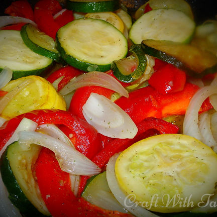 Sautéed Zucchini and Peppers