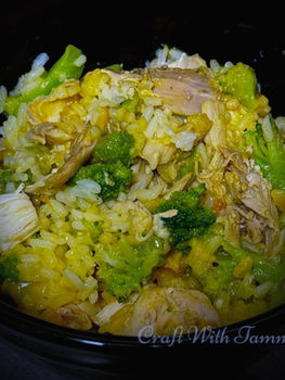 Cheese Chicken and Broccoli Rice