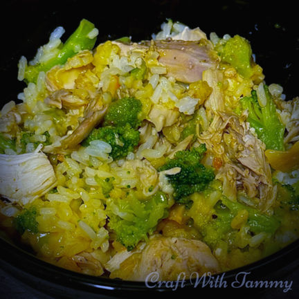 Cheese Chicken and Broccoli Rice