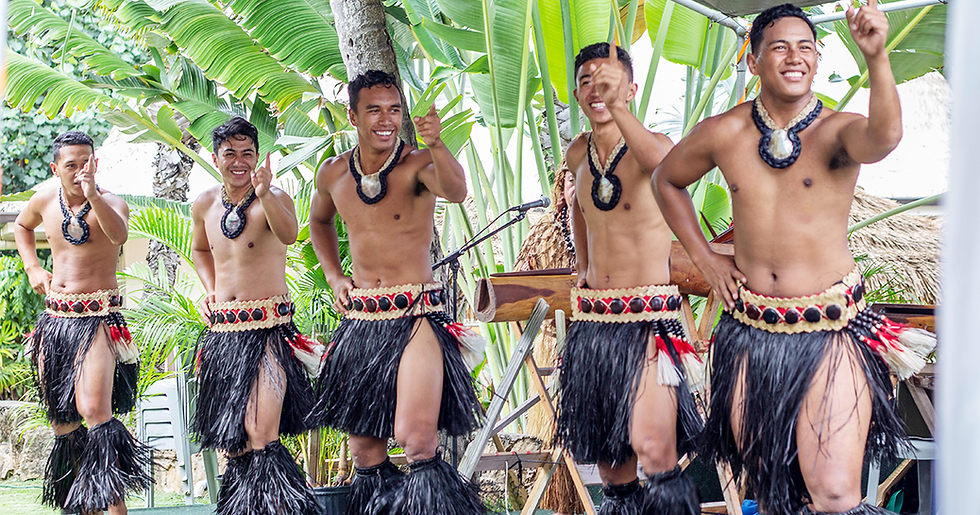 Islanders
Visitors joining local dancers during the Cook Islands Constitution Day celebrations.