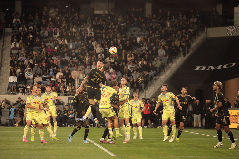 Chanot clearing the ball