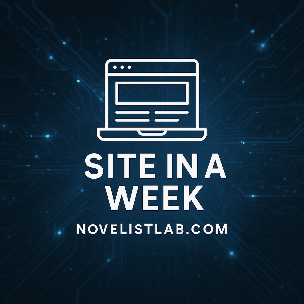 NovelistLab.com Site in a Week Service for hire