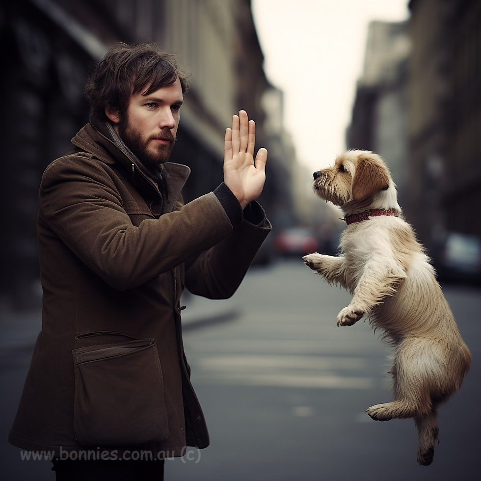 Puppy Jumping up