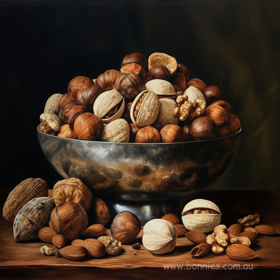 Nuts in a bowl