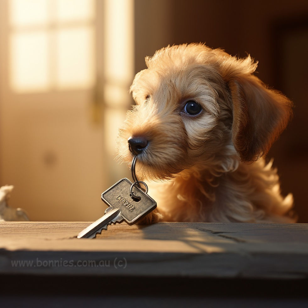 Puppy and Key