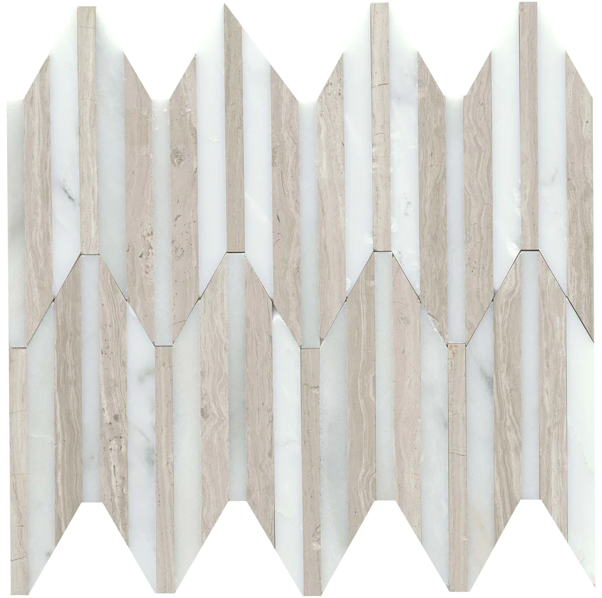 Emser Bizou Peak White and Cream