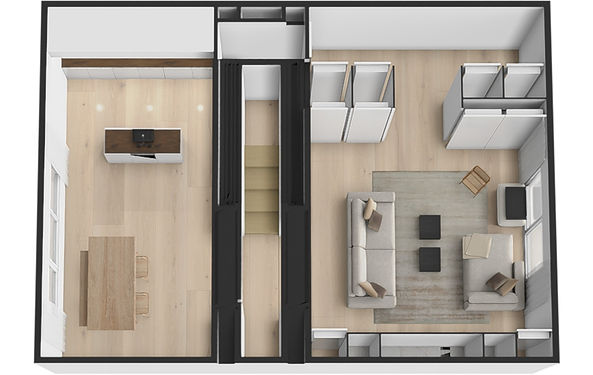 3d visualisatie - calm home