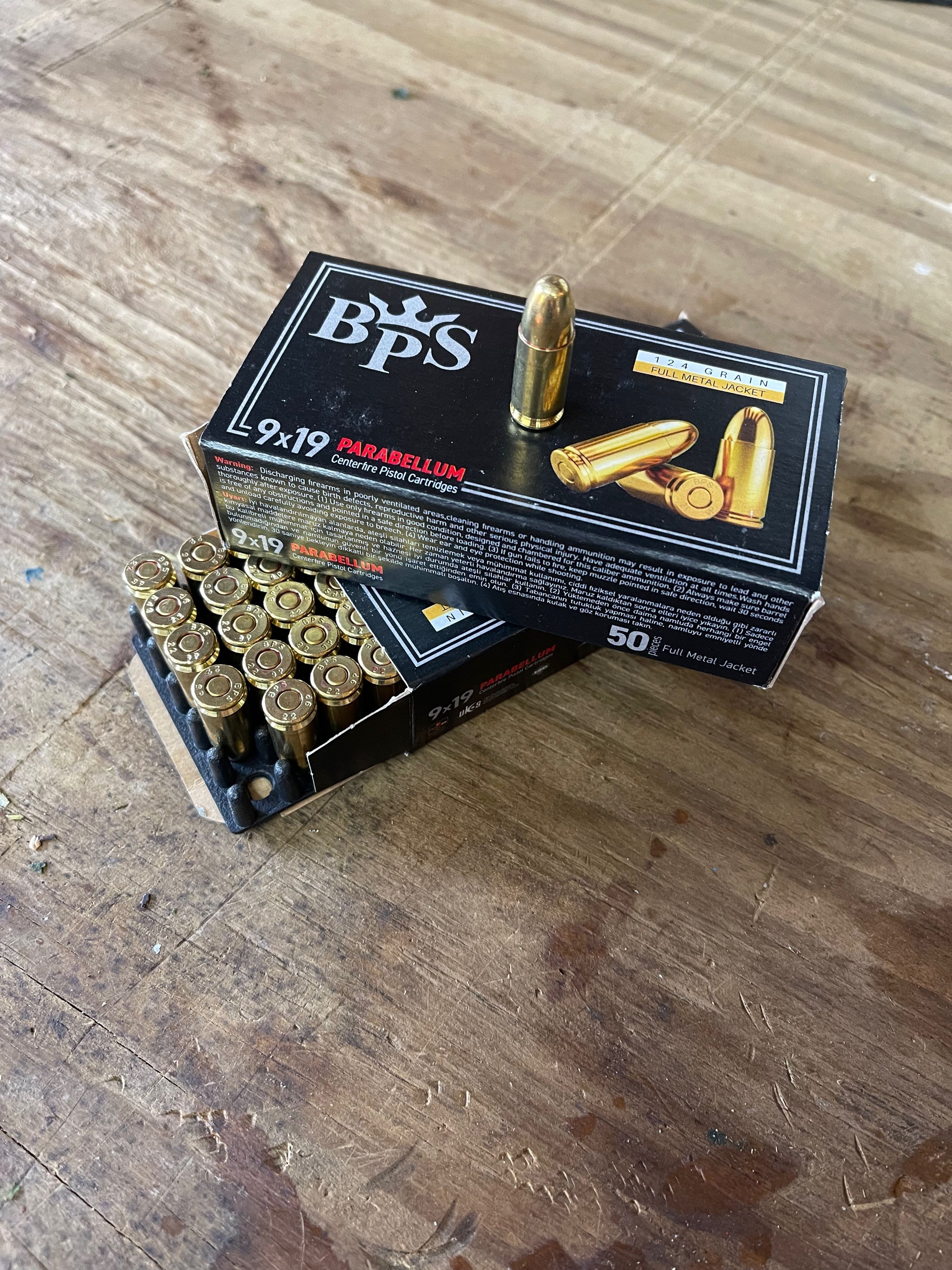 BPS 9mm FMJ 124gr (50 Count)
