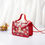 Thumbnail: Transparent  Flower Print Square Bag 