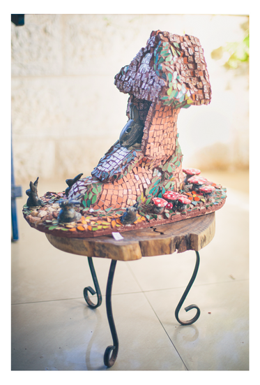 The bunny shoe house