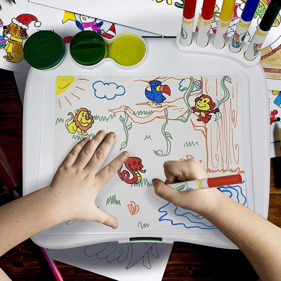 Thumbnail: Color Wonder Mess Free Art Desk with Stamps, 20+ Pieces, Kids Toys