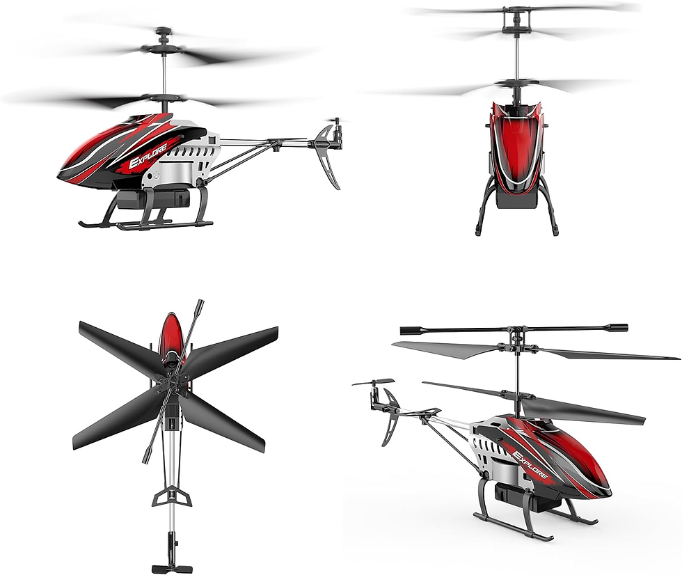 Thumbnail: RC Helicopter, Remote Control Helicopter for Kids with 30Mins Flight(2 Batteries