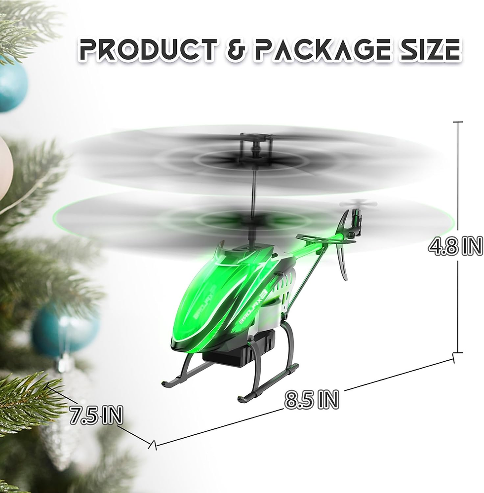Thumbnail: RC Helicopter, Remote Control Helicopter for Kids with 30Mins Flight(2 Batteries
