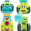 Thumbnail: Toys for a 2 Year Old Boy - 4 Friction Powered Trucks for 3+ Year Old Boys, Push