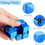 Thumbnail: Infinity Cube Fidget Toy, Hand Killing Time Transform Cubes Magic Cubes for Kids