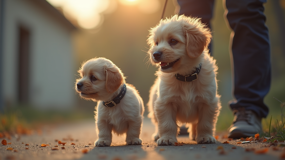 Augenhöhe eines Hundefriseurs bei der Fellpflege eines kleinen Hundes