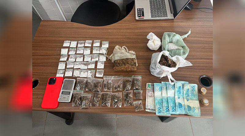 Policia Militar prende dupla suspeita de tráfico de drogas, em Itaituba