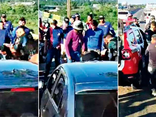 Homem é detido após tentar jogar ex-mulher de ponte, em Marabá