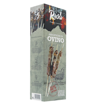 B00110 -- RUSTI Arrosticini di Ovino (10pz) 300G*12