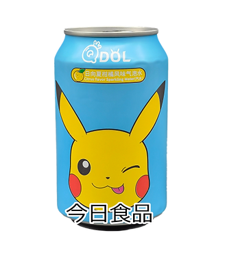 Y00662 -- QDOL Pokémon Sparkling Water - Citrus Flavor (Pikachu) 330ML*24
