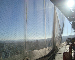 tela de proteção para operários