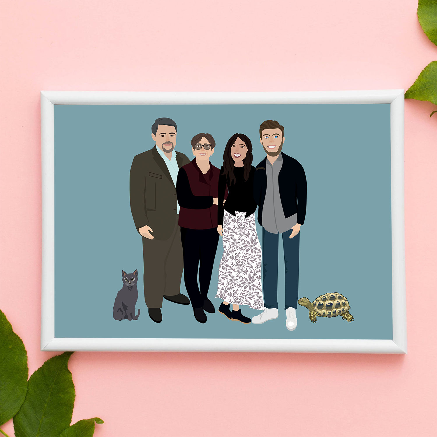 Original Personalized Family Portrait