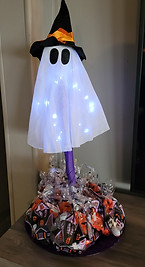 Light Up Ghost Treat Holder