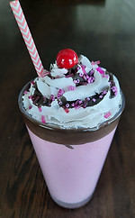 Fake Strawberry Milkshake