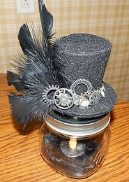 Steampunk Candle Jar