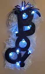 DT Boo Sign with Ghost Lights