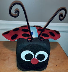 Lady Bug Valentines Holder