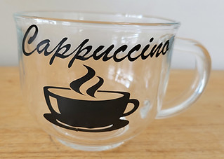 Cappaccino Vinyl Cricut Mug