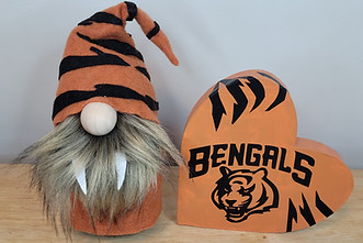 Cincinnati Bengals Gnome and Heart