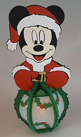 Santa Mickey Lantern