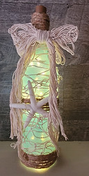 Fishing Net Wine Bottle Lighted
