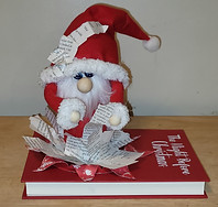 Santa Gnome in book