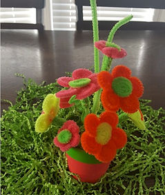 Pipe Cleaner Neon Daisies