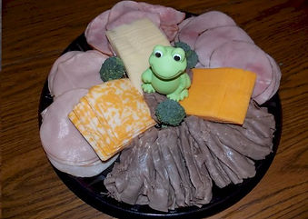 Meat Platter with Toy Accent