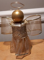 Toilet Paper Roll Angel Ornament Deluxe
