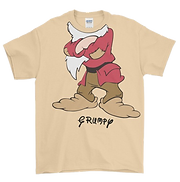 Grumpy T Shirt-Clear png
