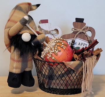 Apple Themed Basket
