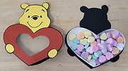 Winnie the Pooh Conversation Heart Holder