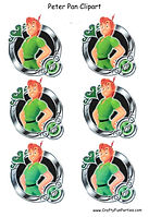 Peter Pan Keepsake Box Clipart Printable