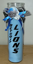 Detroit Lions Candle