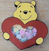 Winnie the Pooh Conversation Heart Holder