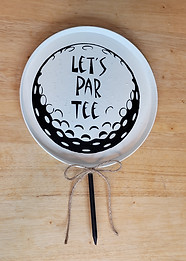 Lets Par Tee Golfball Sign