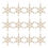 Thumbnail: Beaded Metal Snowflake Ornament (Set of 12)