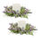 Thumbnail: Mixed Lavender Floral and Foliage Candle Ring (Set of 2)