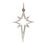 Thumbnail: Metal Star Ornament (Set of 12)